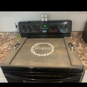 Wooden stove-top covers